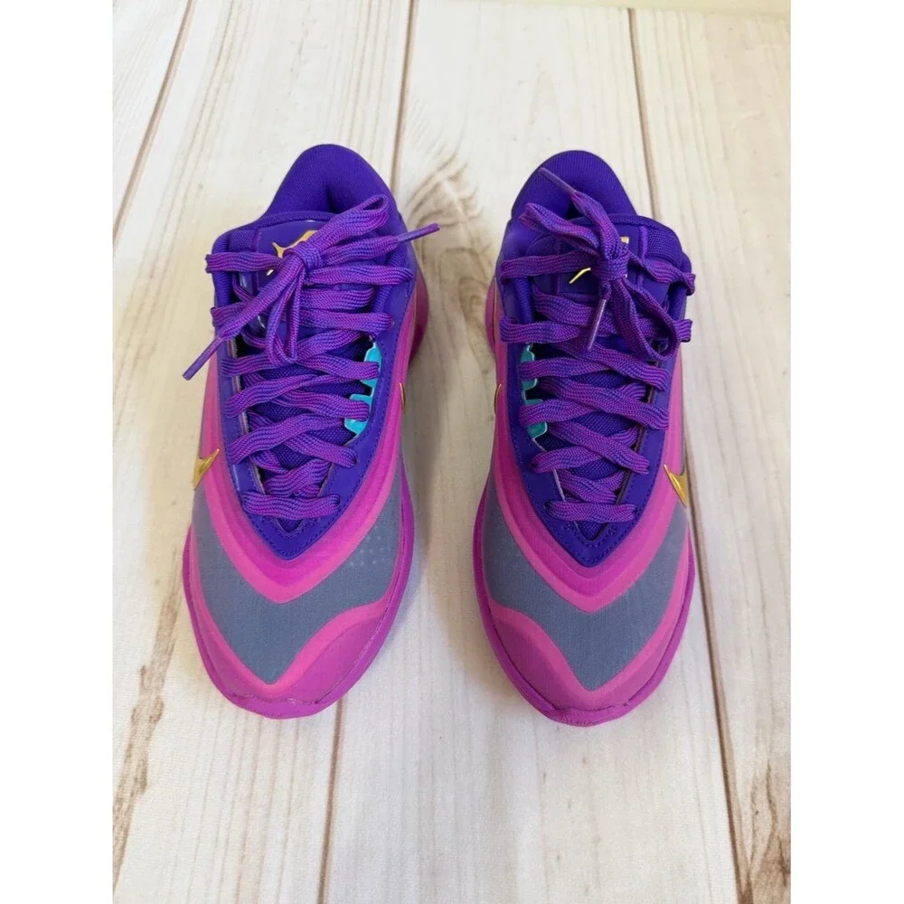 Nike Womens A'One Unapologetic Sneakers NEW Size 6 Purple Metallic Active